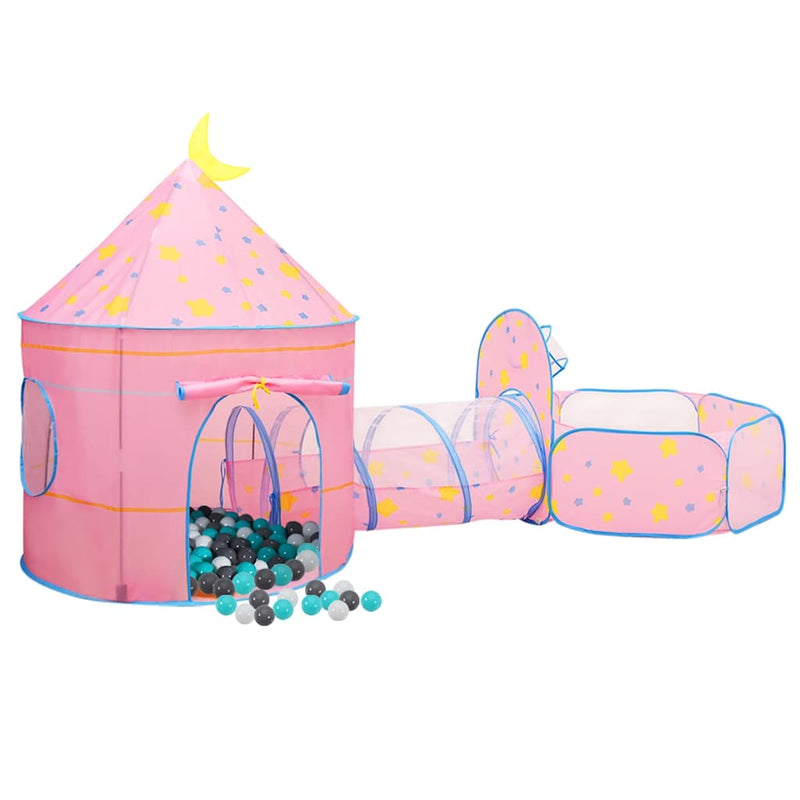 Load image into Gallery viewer, Vidaxl kinderspeeltent met 250 ballen 301x120x128 cm roze