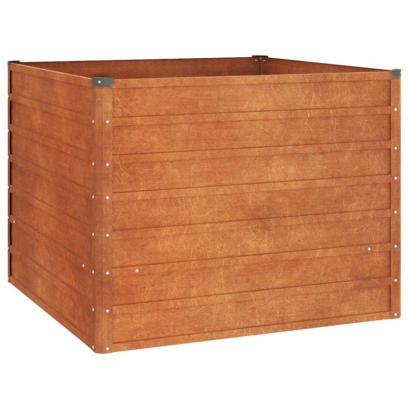 Load image into Gallery viewer, Vidaxl plantenbak verhoogd 100x100x77 cm cortenstaal roestig