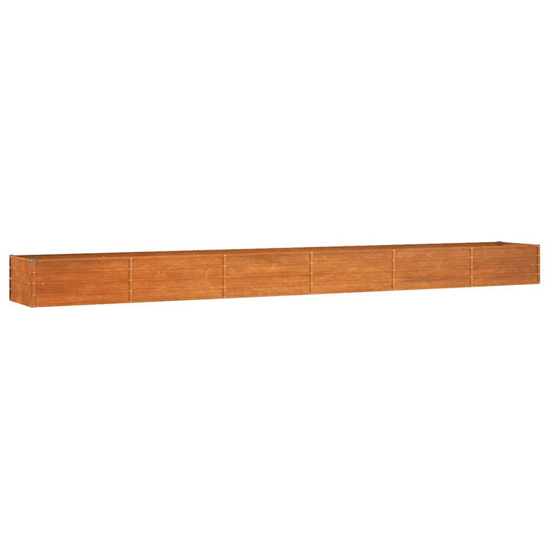Load image into Gallery viewer, Vidaxl plantenbak verhoogd 600x80x45 cm cortenstaal roestig