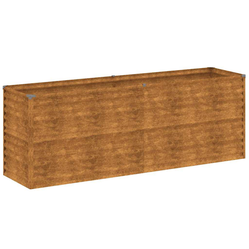 Load image into Gallery viewer, Vidaxl plantenbak verhoogd 196x50x69 cm cortenstaal