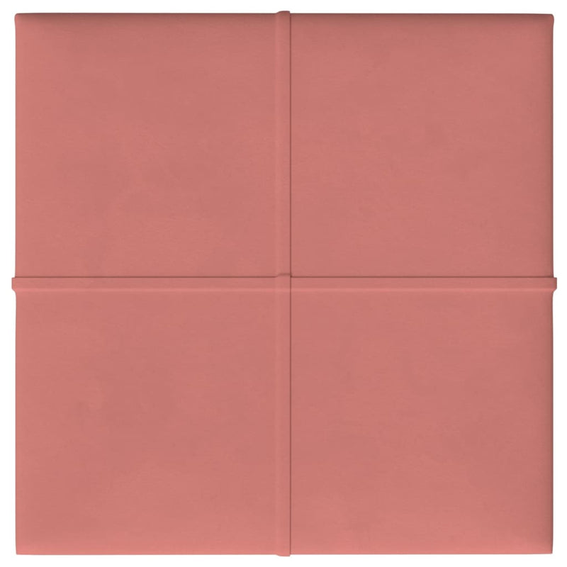 Load image into Gallery viewer, VidaXL Wandpanelen 12 st 1,08 m² 30x30 cm fluweel roze