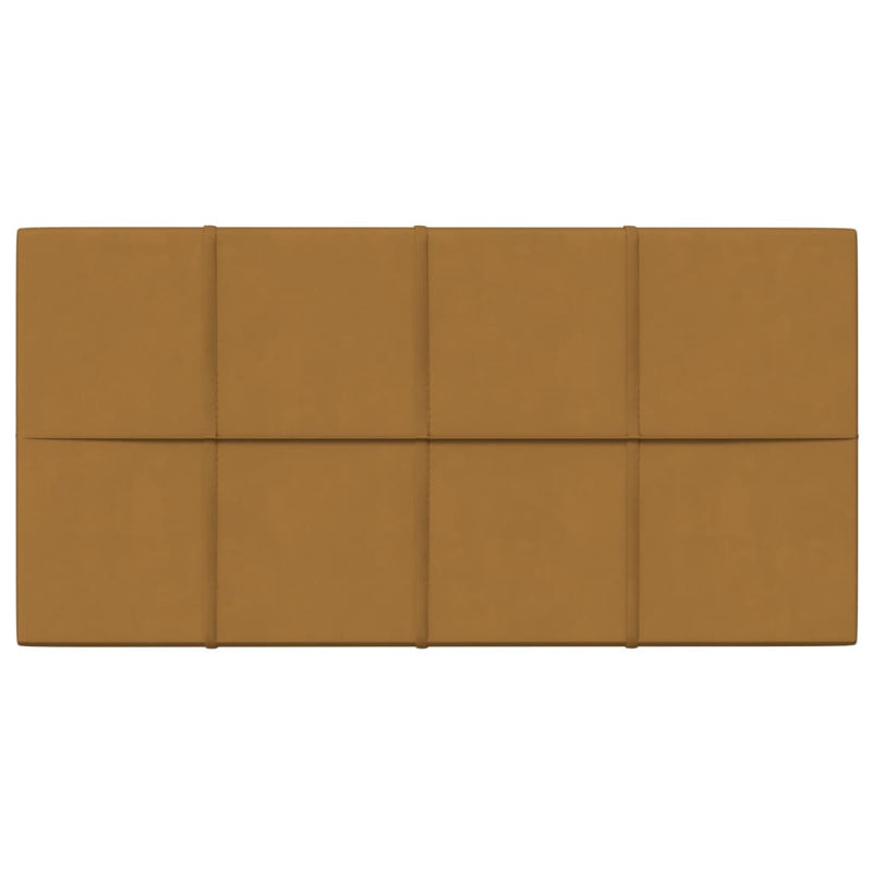 Load image into Gallery viewer, Vidaxl wandpanelen 12 st 2,16 m² 60x30 cm fluweel bruin
