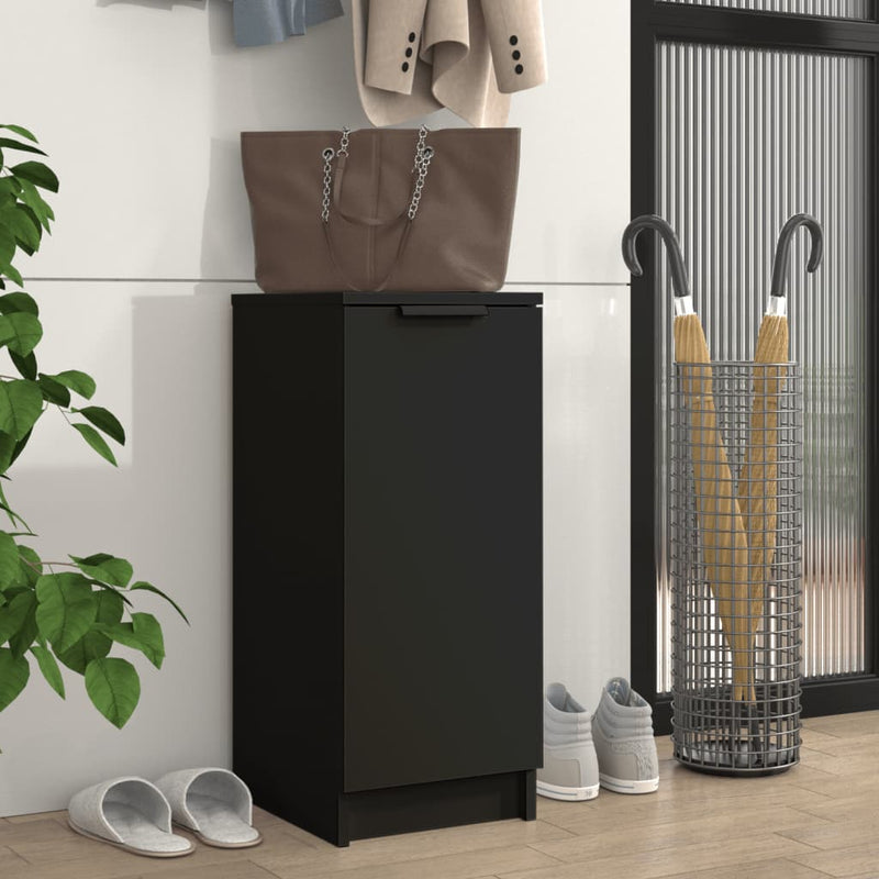 Load image into Gallery viewer, VidaXL Schoenenkast 30x35x70 cm bewerkt hout zwart