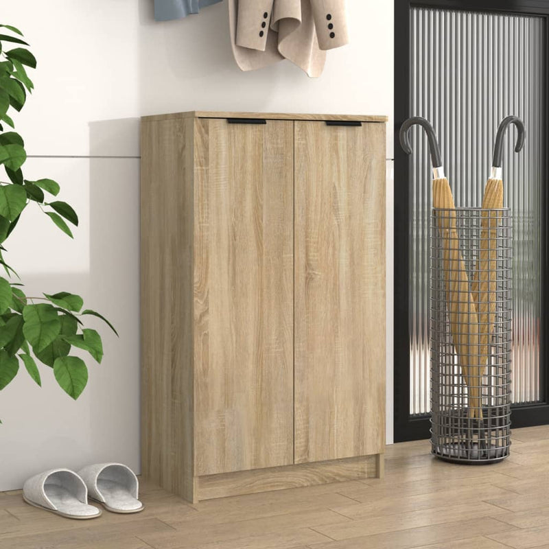 Load image into Gallery viewer, VidaXL Schoenenkast 59x35x100 cm bewerkt hout sonoma eikenkleurig