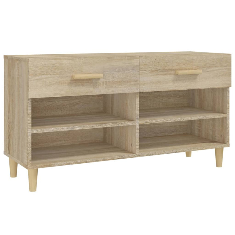 Load image into Gallery viewer, Vidaxl schoenenkast 102x35x55 cm bewerkt hout sonoma eikenkleurig