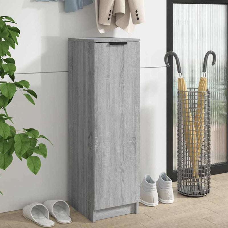 Load image into Gallery viewer, Vidaxl schoenenkast 30x35x100 cm bewerkt hout grijs sonoma eikenkleur