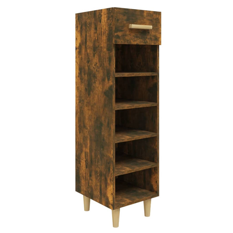 Load image into Gallery viewer, Vidaxl schoenenkast 30x35x105 cm bewerkt hout gerookt eikenkleurig