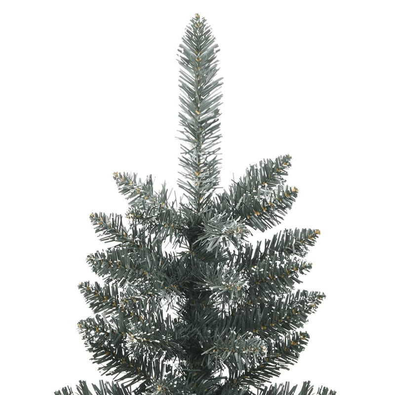 Load image into Gallery viewer, VidaXL Kunstkerstboom met standaard smal 210 cm PVC groen