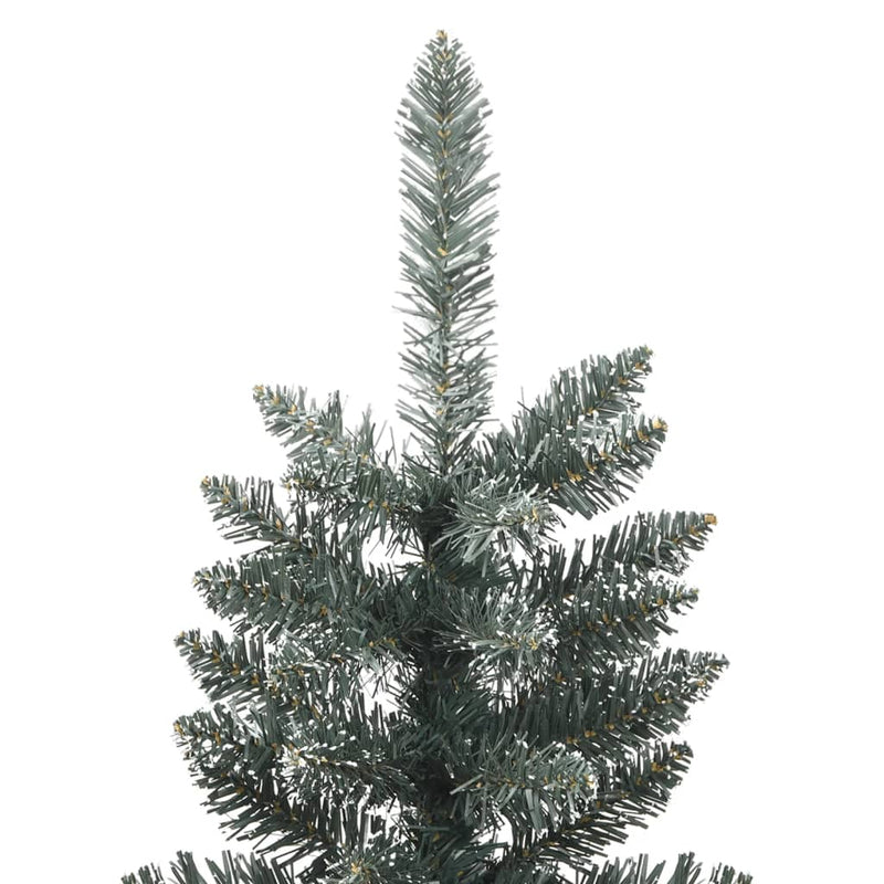 Load image into Gallery viewer, Vidaxl kunstkerstboom met standaard smal 240 cm pvc groen