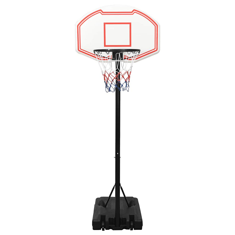 Load image into Gallery viewer, Vidaxl basketbalstandaard 237-307 cm polyetheen wit