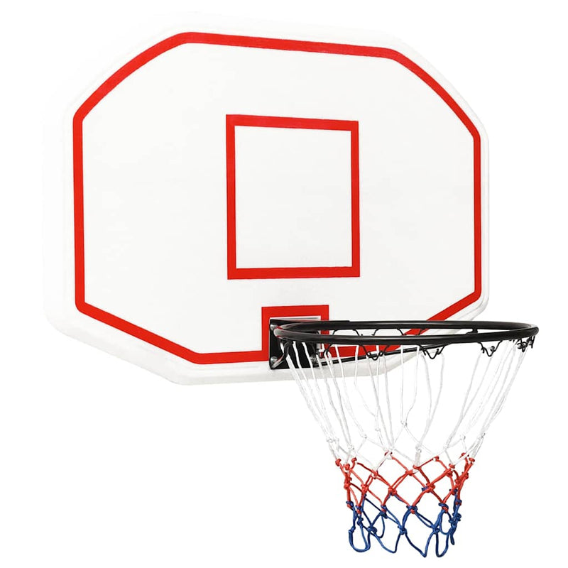 Load image into Gallery viewer, Vidaxl basketbalbord 109x71x3 cm polyetheen wit