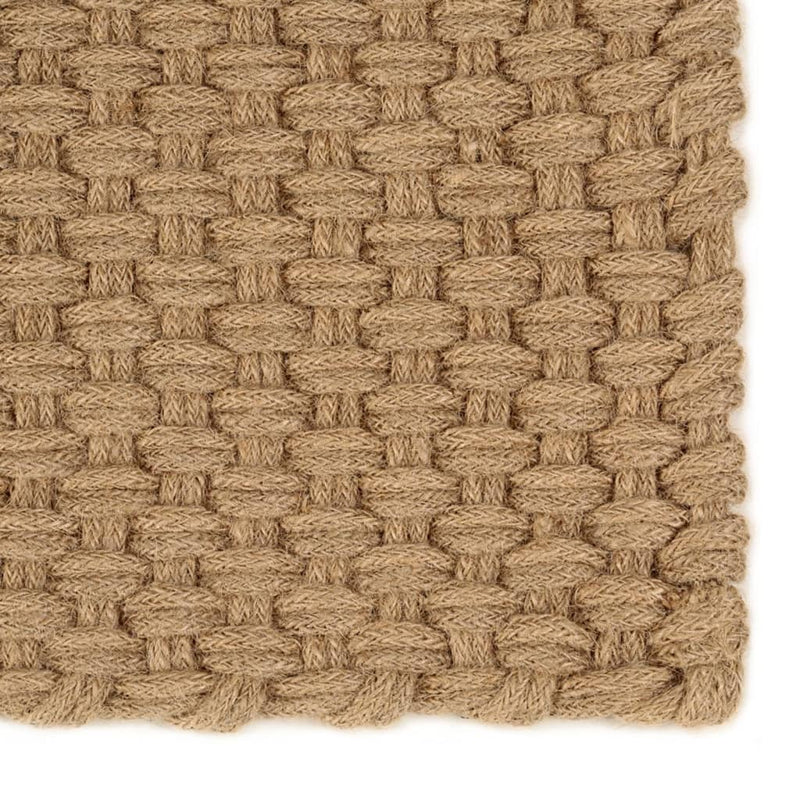 Load image into Gallery viewer, Vidaxl vloerkleed rechthoekig 80x160 cm jute naturel