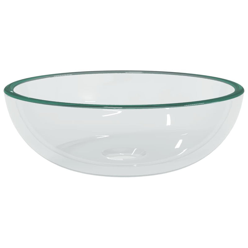 Load image into Gallery viewer, Vidaxl wasbak 35x12 cm gehard glas transparant