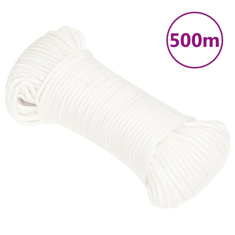 Load image into Gallery viewer, Vidaxl boottouw 3 mm 500 m polypropyleen volwit