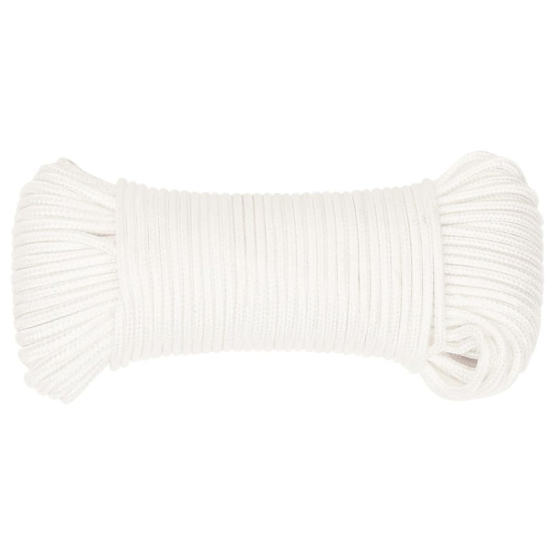 Load image into Gallery viewer, Vidaxl boottouw 4 mm 100 m polypropyleen volwit