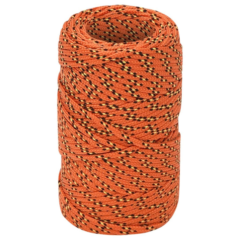 Load image into Gallery viewer, Vidaxl boottouw 2 mm 250 m polypropyleen oranje