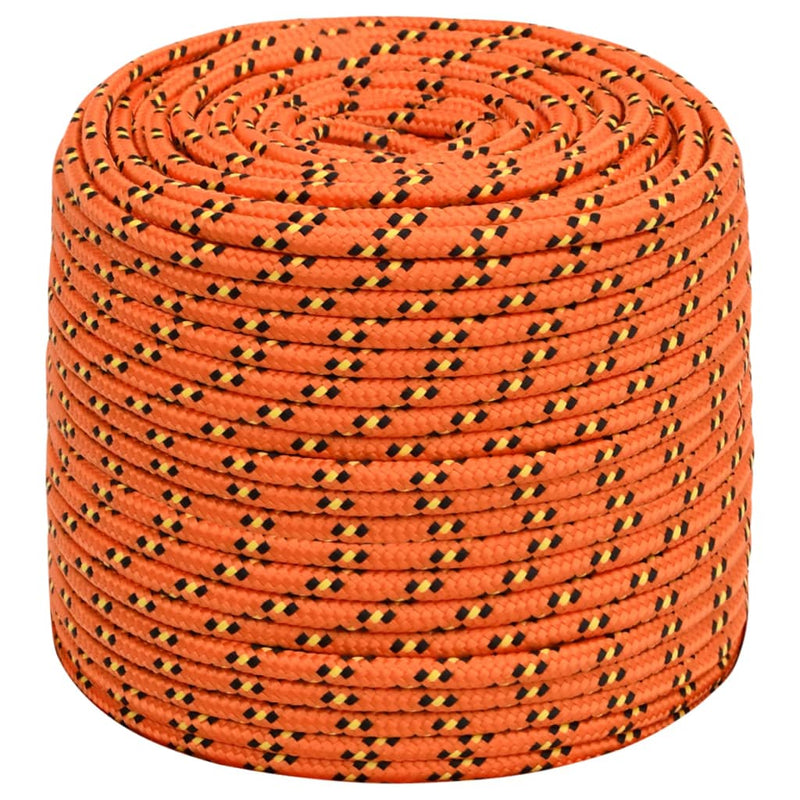 Load image into Gallery viewer, Vidaxl boottouw 8 mm 25 m polypropyleen oranje