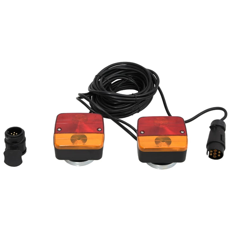 Load image into Gallery viewer, Vidaxl aanhangerlampen 2 st klassiek peertje 12 v 10,5x7,5x10 cm rood