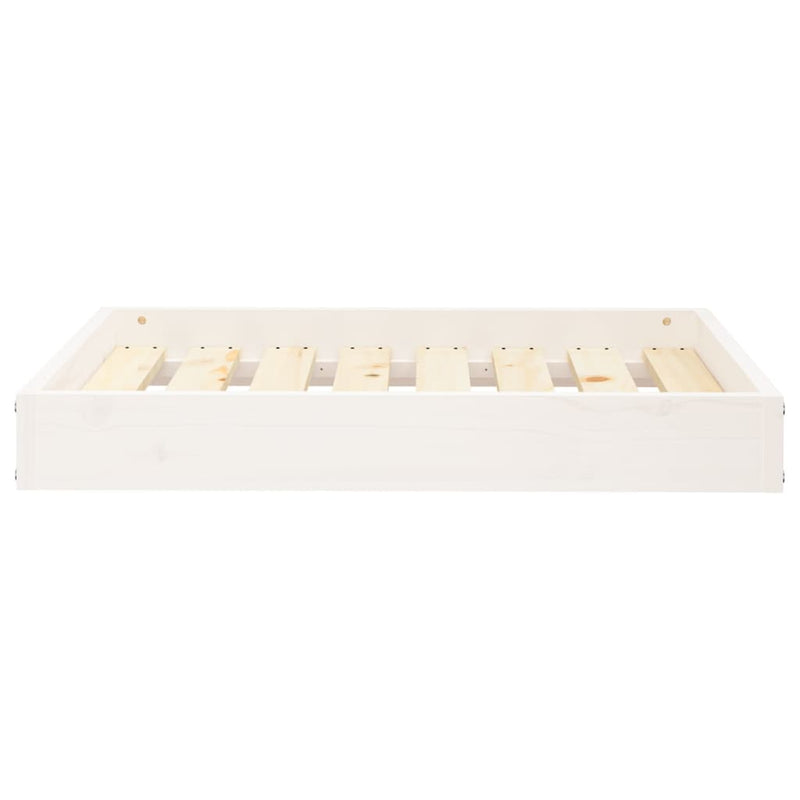 Load image into Gallery viewer, Vidaxl hondenmand 71,5x54x9 cm massief grenenhout wit