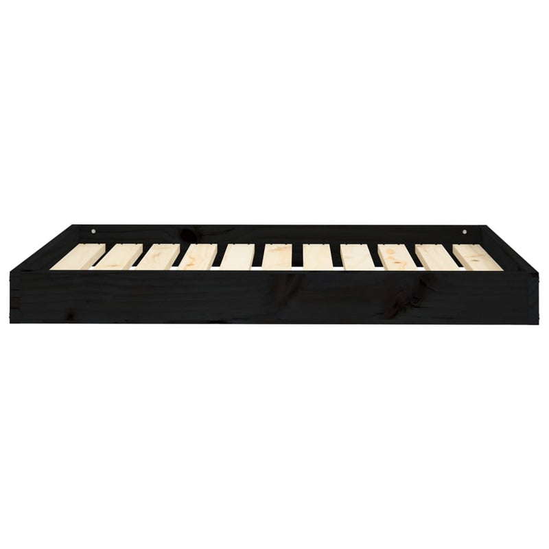 Load image into Gallery viewer, VidaXL Hondenmand 91,5x64x9 cm massief grenenhout zwart