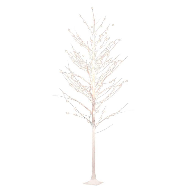 Load image into Gallery viewer, Vidaxl berkenboom led 240 led's warmwit 300 cm wit