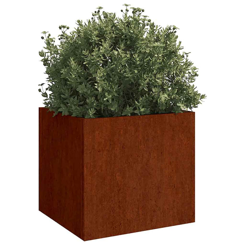 Afbeelding laden in galerijviewer, Vidaxl plantenbak 42x40x39 cm cortenstaal
