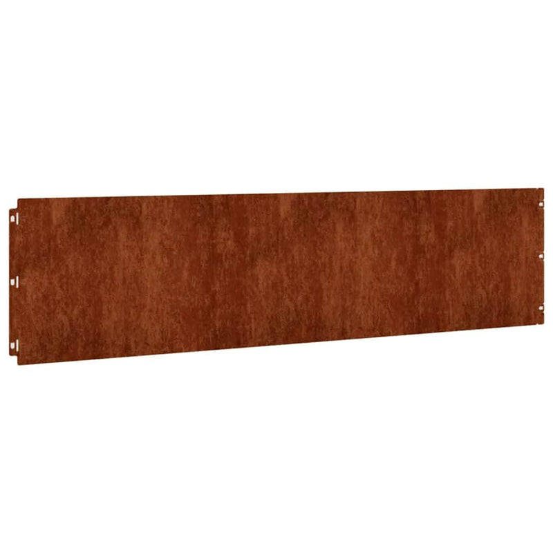 Load image into Gallery viewer, Vidaxl gazonranden 10 stuks 25x103 cm flexibel cortenstaal