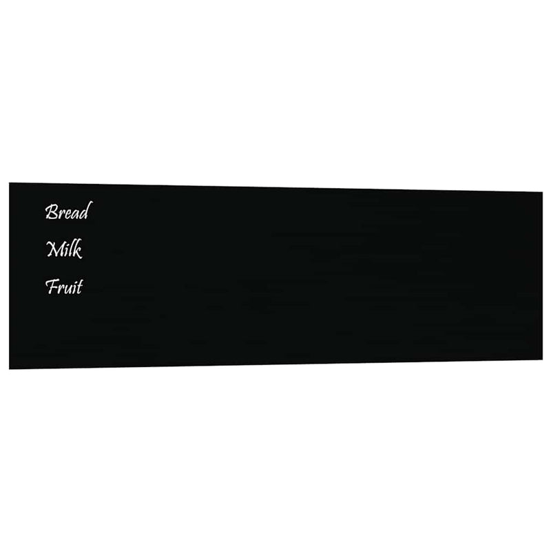 Load image into Gallery viewer, Vidaxl magneetbord voor aan de wand 100x30 cm gehard glas zwart