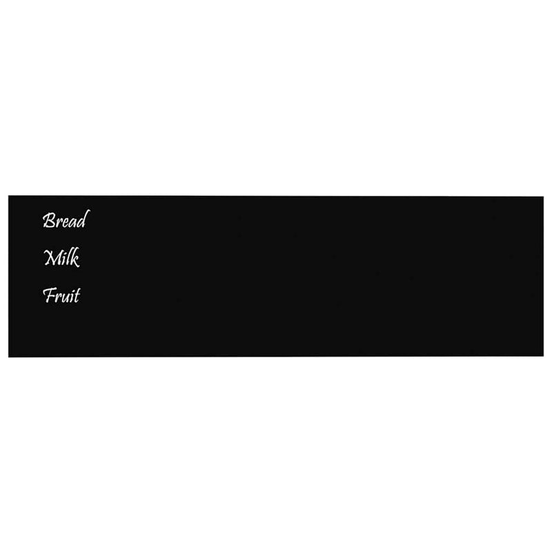 Load image into Gallery viewer, Vidaxl magneetbord voor aan de wand 100x30 cm gehard glas zwart