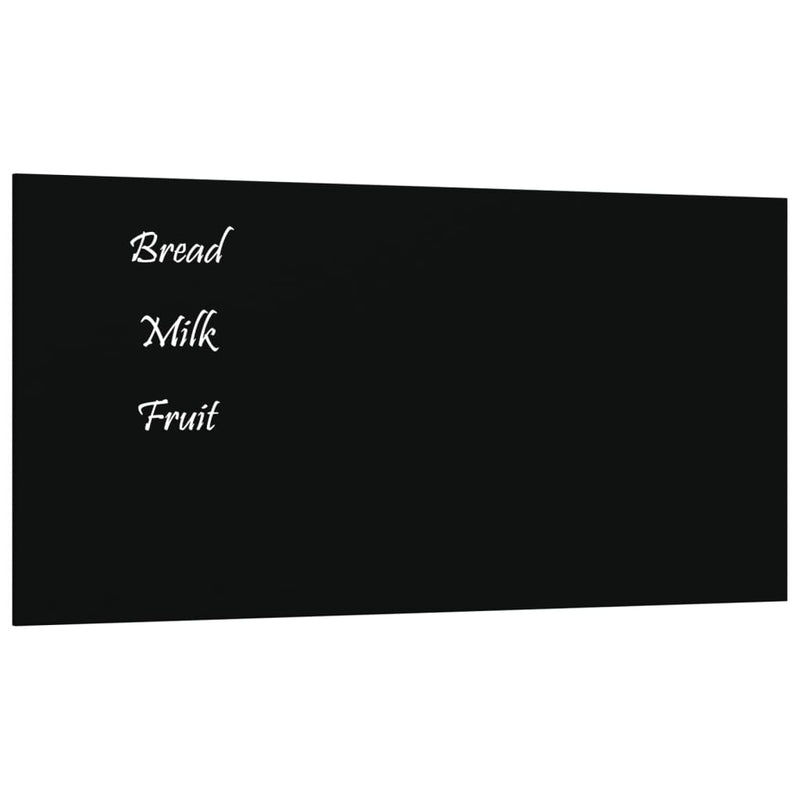 Load image into Gallery viewer, Vidaxl magneetbord voor aan de wand 40x20 cm gehard glas zwart