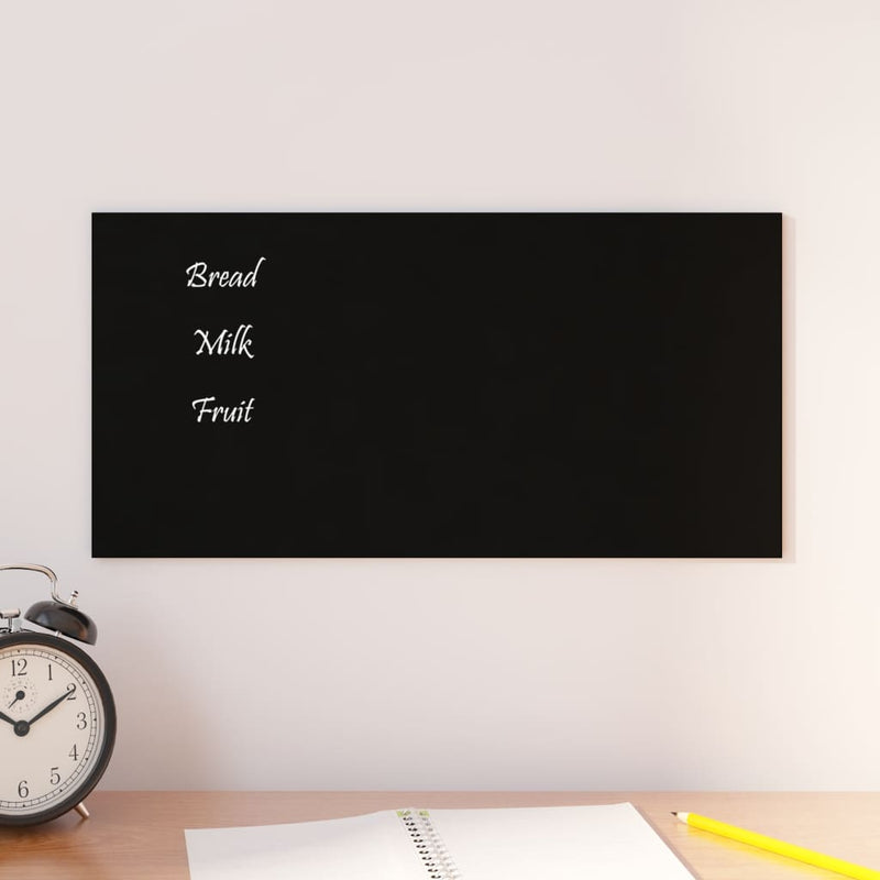 Load image into Gallery viewer, Vidaxl magneetbord voor aan de wand 40x20 cm gehard glas zwart