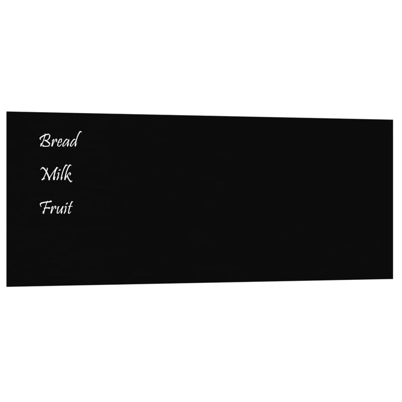 Load image into Gallery viewer, VidaXL Magneetbord voor aan de wand 100x40 cm gehard glas zwart