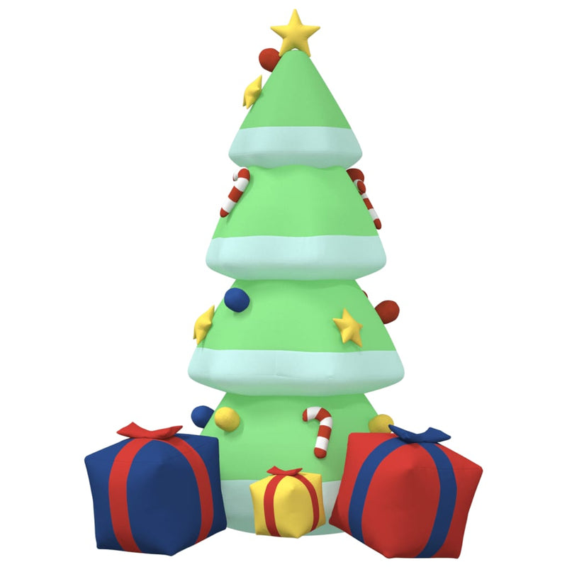 Load image into Gallery viewer, Vidaxl kerstboom met led's opblaasbaar 240 cm