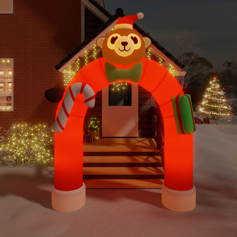 Load image into Gallery viewer, Vidaxl kerstboog opblaasbaar met led's 380 cm