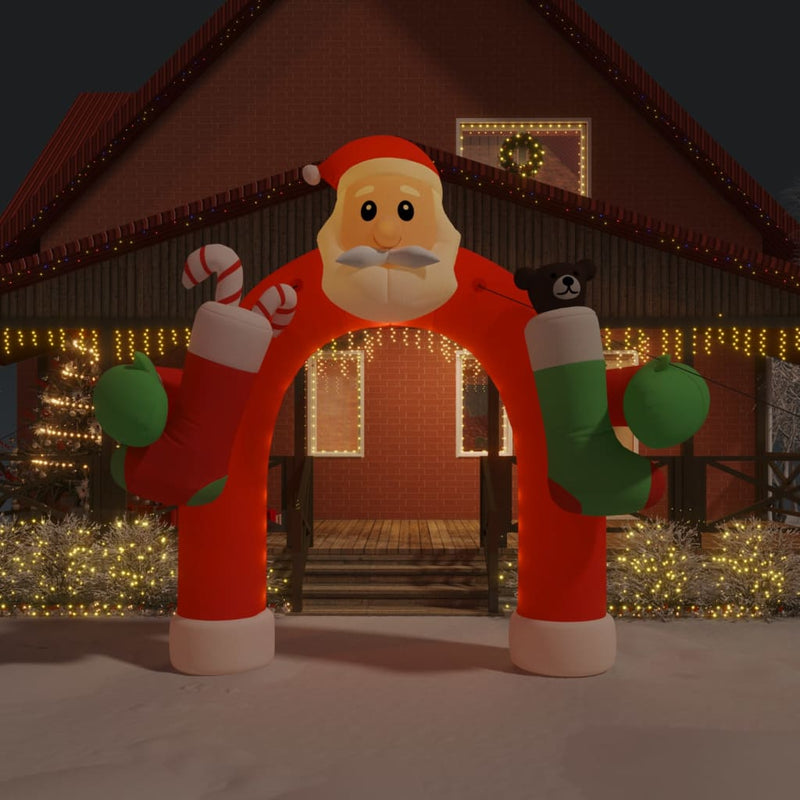 Load image into Gallery viewer, Vidaxl kerstboog opblaasbaar met led's 320 cm