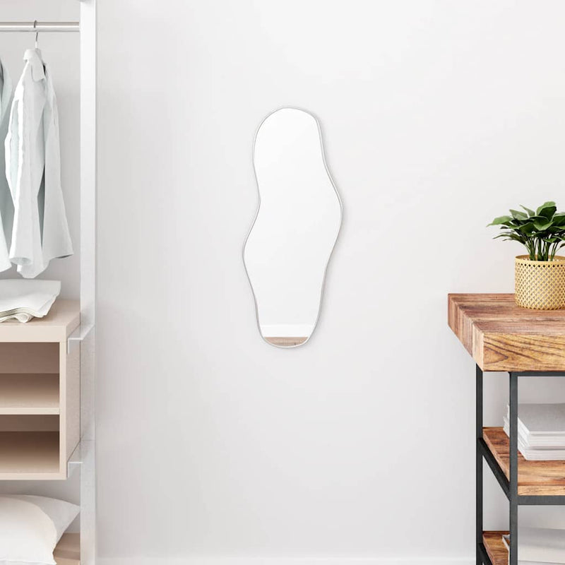 Afbeelding laden in galerijviewer, Vidaxl wandspiegel 60x25 cm zilverkleurig