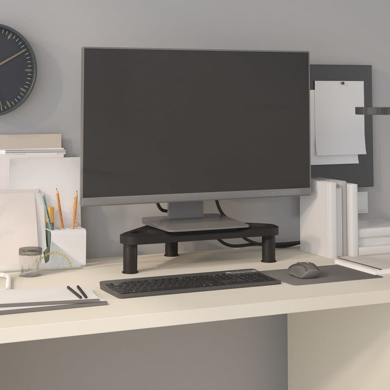 Load image into Gallery viewer, Vidaxl monitorstandaard hoek 49x28x10,5 cm zwart
