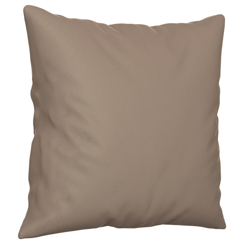 Load image into Gallery viewer, Vidaxl sierkussens 2 st 40x40 cm microvezelstof taupe