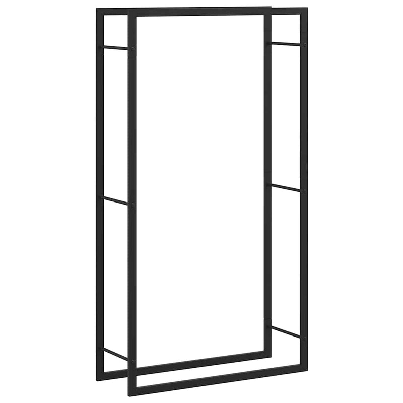 Load image into Gallery viewer, Vidaxl haardhoutrek matzwart 80x28x154 cm staal