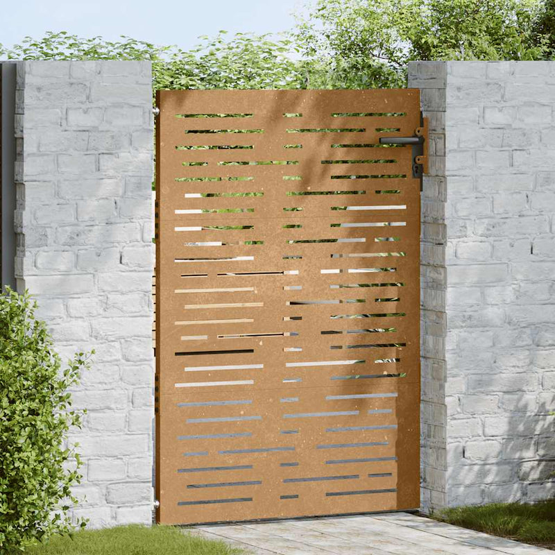 Load image into Gallery viewer, Vidaxl poort 85x125 cm vierkant cortenstaal