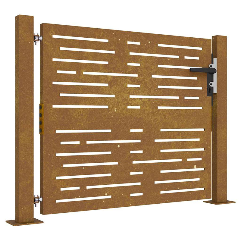 Load image into Gallery viewer, Vidaxl poort 100x75 cm vierkant cortenstaal