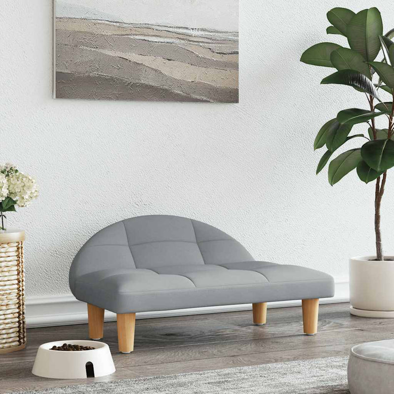 Load image into Gallery viewer, Vidaxl hondenmand 70x52x30 cm stof lichtgrijs