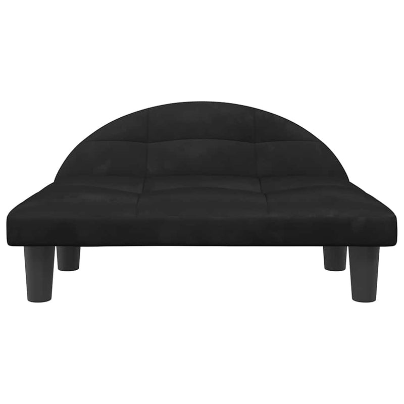 Load image into Gallery viewer, Vidaxl hondenmand 70x52x30 cm fluweel zwart