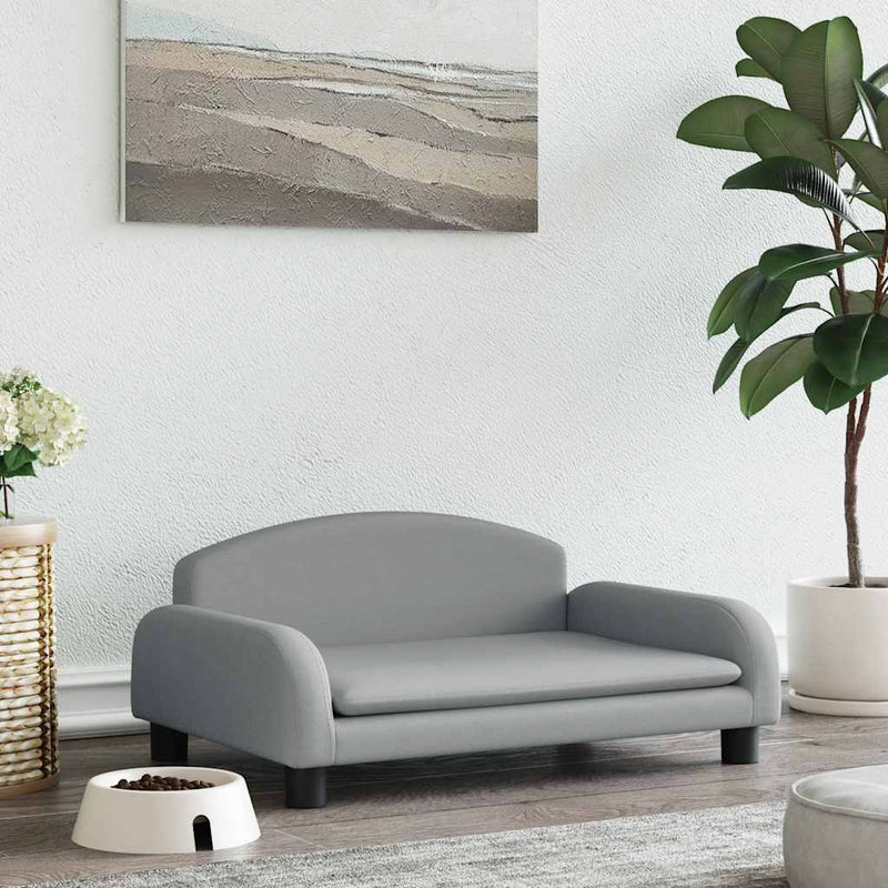 Load image into Gallery viewer, Vidaxl hondenmand 70x45x30 cm stof lichtgrijs
