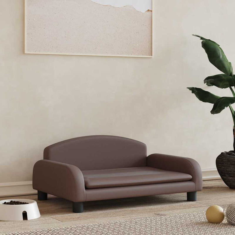 Load image into Gallery viewer, Vidaxl hondenmand 70x45x30 cm kunstleer bruin