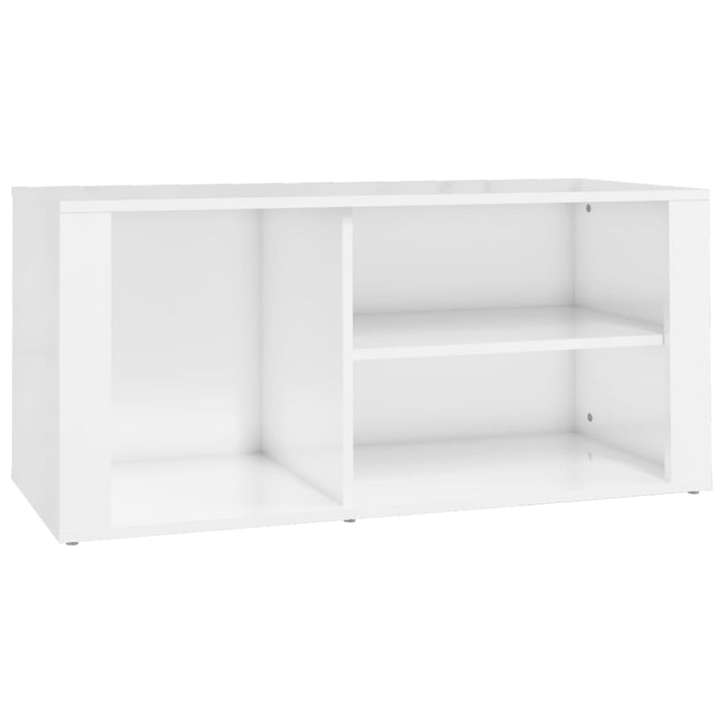 Load image into Gallery viewer, Vidaxl schoenenkast 100x35x45 cm bewerkt hout hoogglans wit