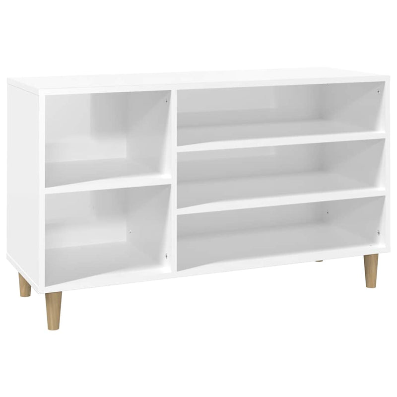 Load image into Gallery viewer, Vidaxl schoenenkast 102x36x60 cm bewerkt hout hoogglans wit