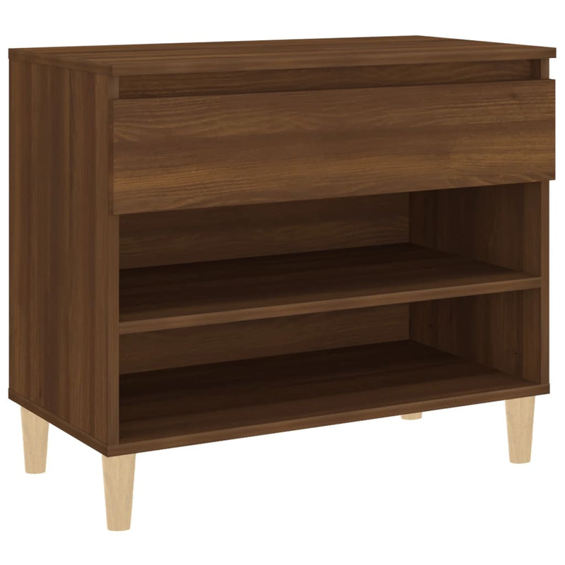 Load image into Gallery viewer, Vidaxl schoenenkast 70x36x60 cm bewerkt hout bruin eikenkleur