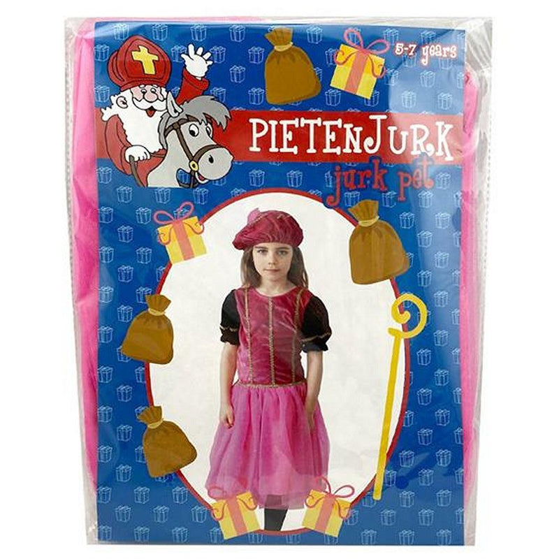 Load image into Gallery viewer, Sinterklaas Verkleedset Pietenjurk Roze 5-7 Jaar