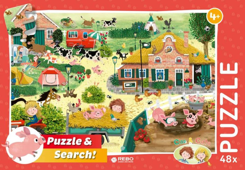 Load image into Gallery viewer, Rebo productions rebo puzzel 48 stukjes - cas cato boer
